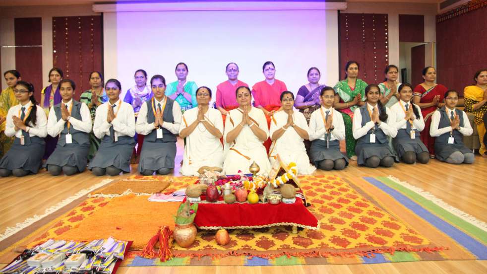 Mahapooja SSC HSC School Matru Pitru Pujan Divas
